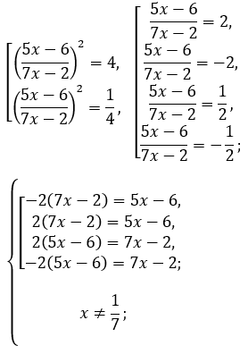 Відповідь до ЗПС № 49-1 Алгебра
